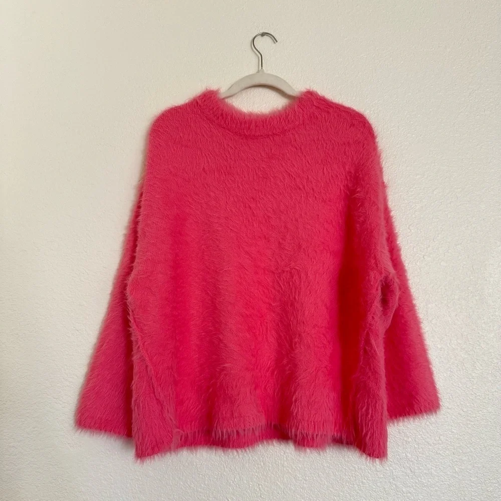 NWOT free people Harrison bunny crew sweater
